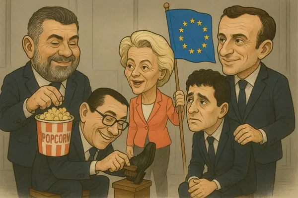 Nicușor Dan în rol simbolic de pion al Bruxelles-ului