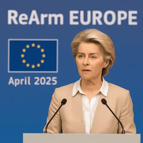 Ursula von der Leyen vorbind despre planul ReArm Europe pentru reînarmarea Uniunii Europene în 2025