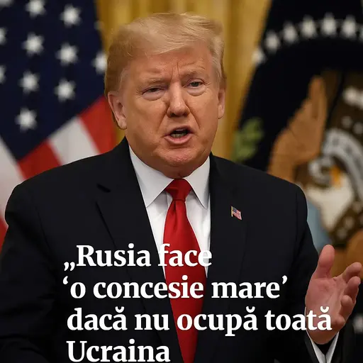 Donald Trump declară că Rusia face o concesie mare dacă nu ocupă toată Ucraina