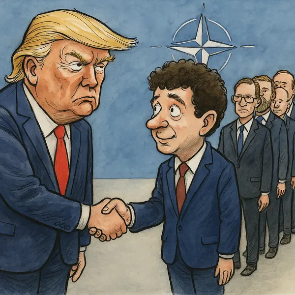 Nicuşor Dan la NATO: Mitologia unei strângeri de mână