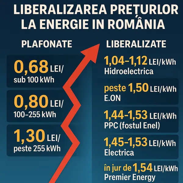 Liberalizarea preţurilor energiei