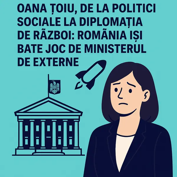 Oana Țoiu la Externe: România rămâne fără diplomație reală