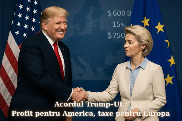 Acordul Trump-UE Profit pentru America, taxe pentru Europa