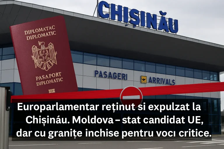 europarlamentar ceh reţinut pe aeroportul din Chişinău