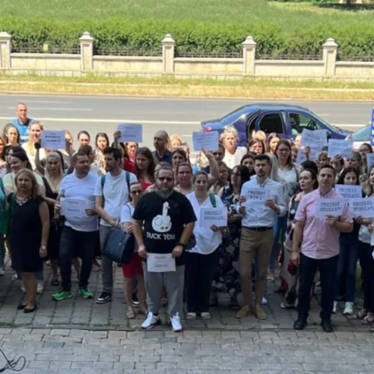 Protest spontan al grefierilor 01 iulie 2025