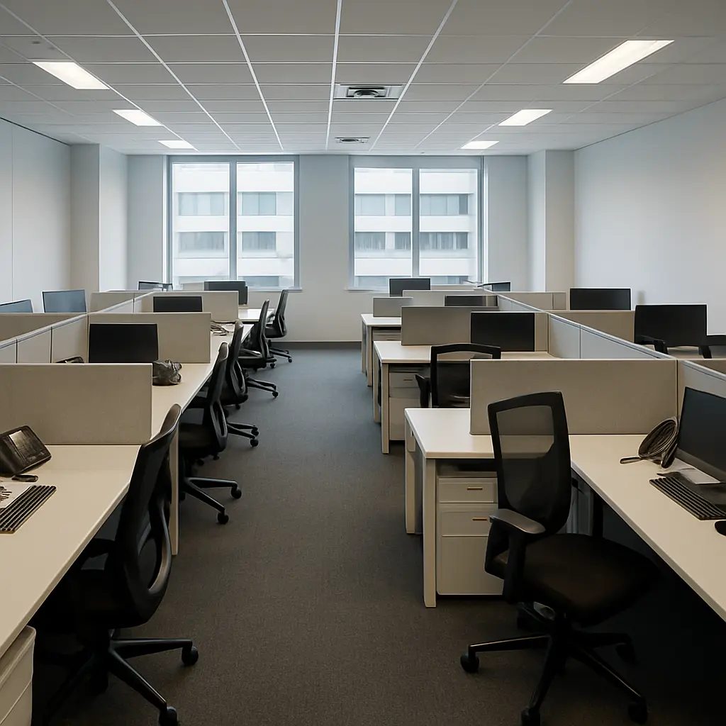 Restructurarea aparatului bugetar lasă birourile goale