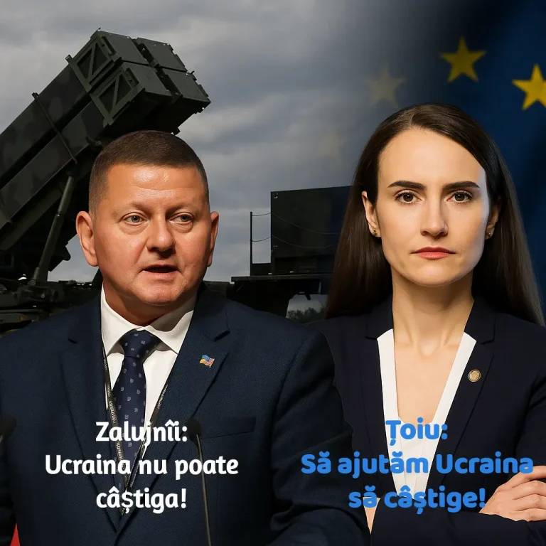 Zalujnîi spune că Ucraina nu poate câștiga, Oana Ţoiu vrea să o ajutăm să zdrobească Rusia