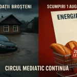 Inundaţiile din Broşteni au astupat scumpirile din 1 august