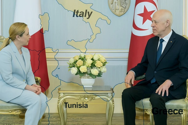Giorgia Meloni și Kais Saied, arhitecții unei noi alianțe mediteraneene. Italia construiește Axa Sudului, între Tunis, Tripoli și Ankara.