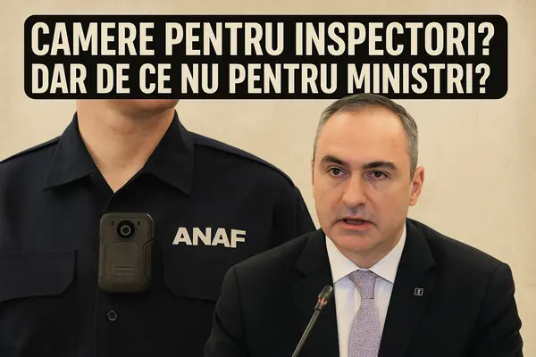 Ministrul Finanțelor Alexandru Nazare propune bodycam pentru inspectori ANAF, ignorând corupția din ministere
