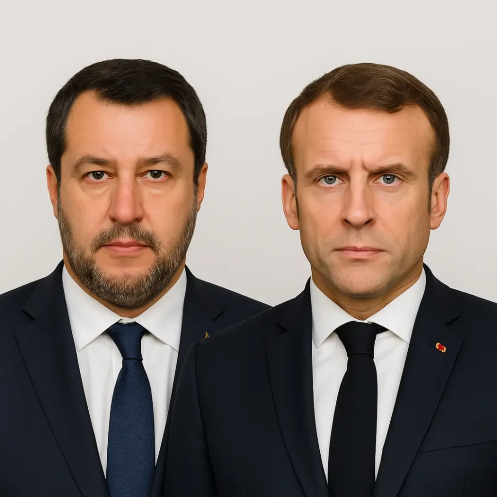 Salvini ironizează planul lui Macron pentru Ucraina