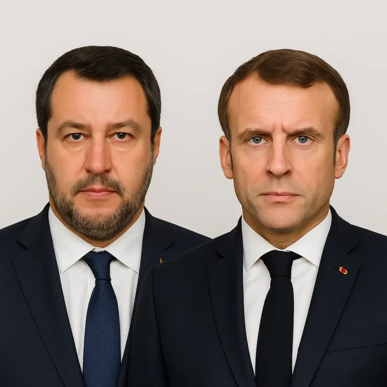 Salvini ironizează planul lui Macron pentru Ucraina