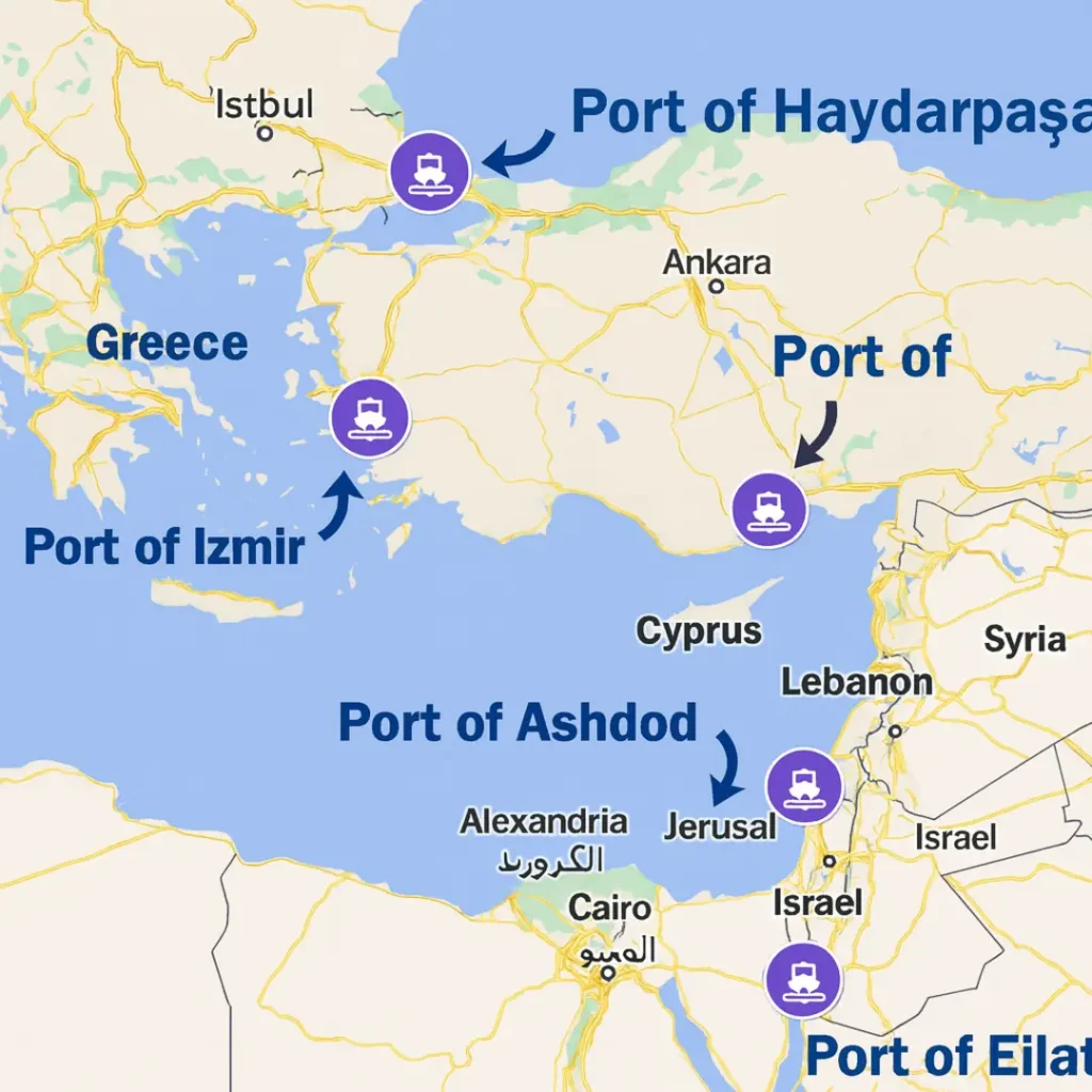Turcia blochează acostarea unei nave israeliene în Istanbul