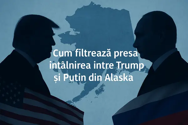 întâlnirea între Trump şi Putin din Alaska filtrată de presă