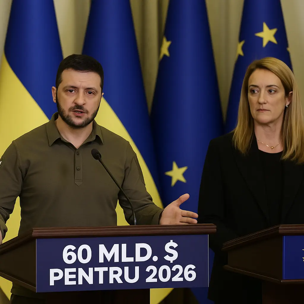 Zelenski a transmis nota de plată pentru 2026 - 60 miliarde