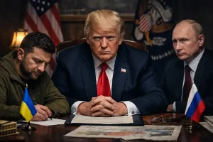 Trump, Putin, Zelenski, negocieri