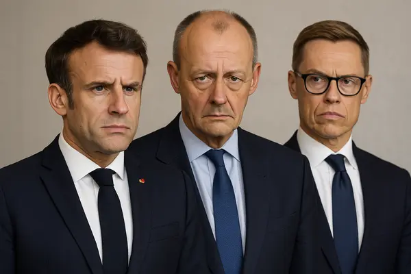 macron, merz şi stubb
