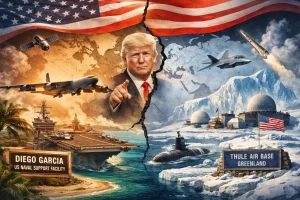 Diego Garcia și Groenlanda putere globală contrastantă