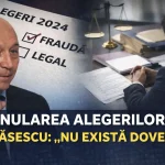 Băsescu despre anularea alegerilor