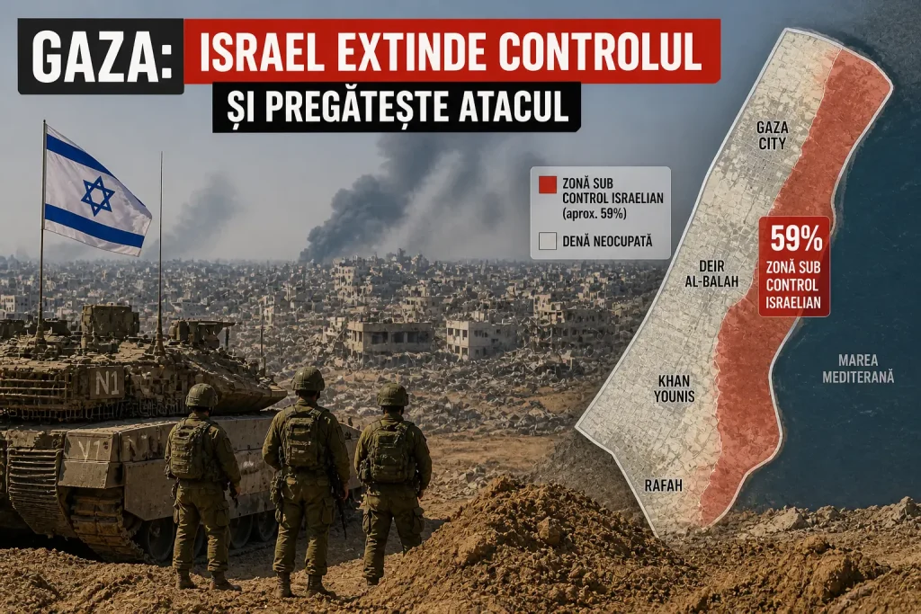 Gaza - Israelul extinde controlul