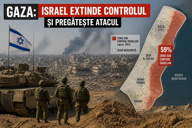 Gaza - Israelul extinde controlul