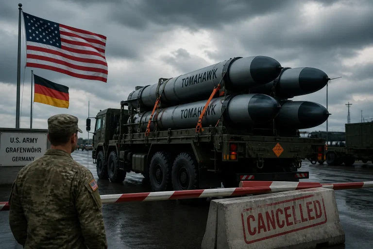 SUA anulează amplasarea de Tomahawk în Germania