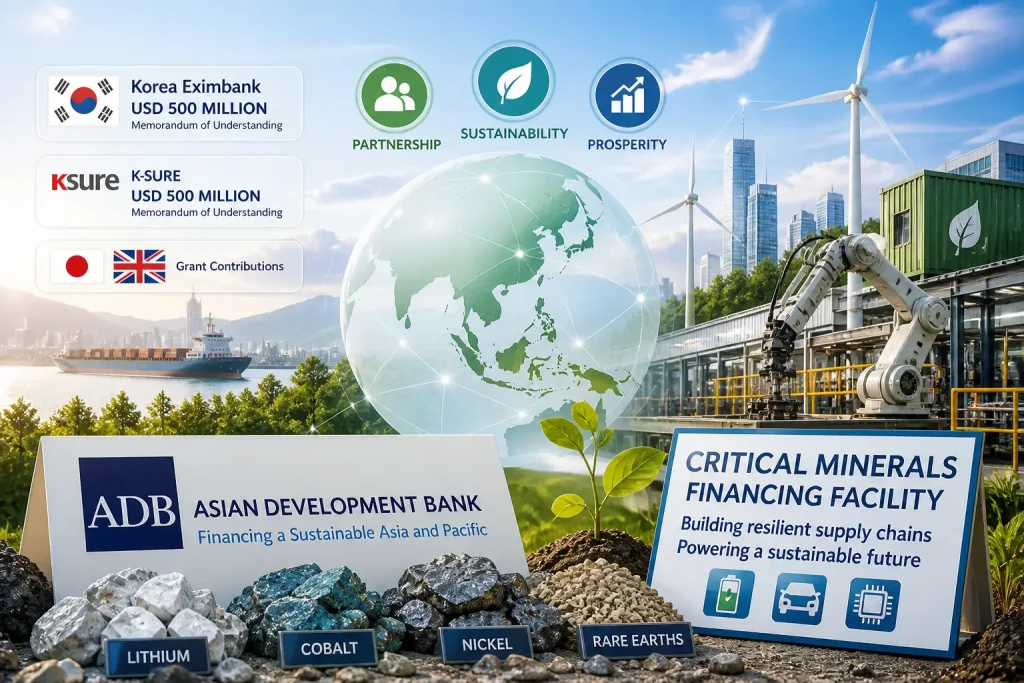 ADB lansează finanțarea pentru minerale critice, într-o cursă pentru controlul procesării și al lanțurilor globale de aprovizionare.