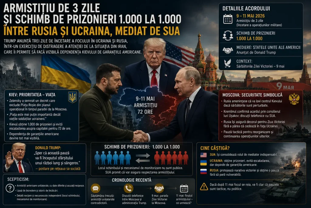armistiţiu Rusia Ucraina mediat de Trump